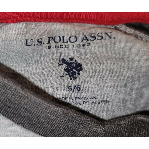 U.S Polo Assn Boys Size Small 5-6 gray - Picture 3 of 3